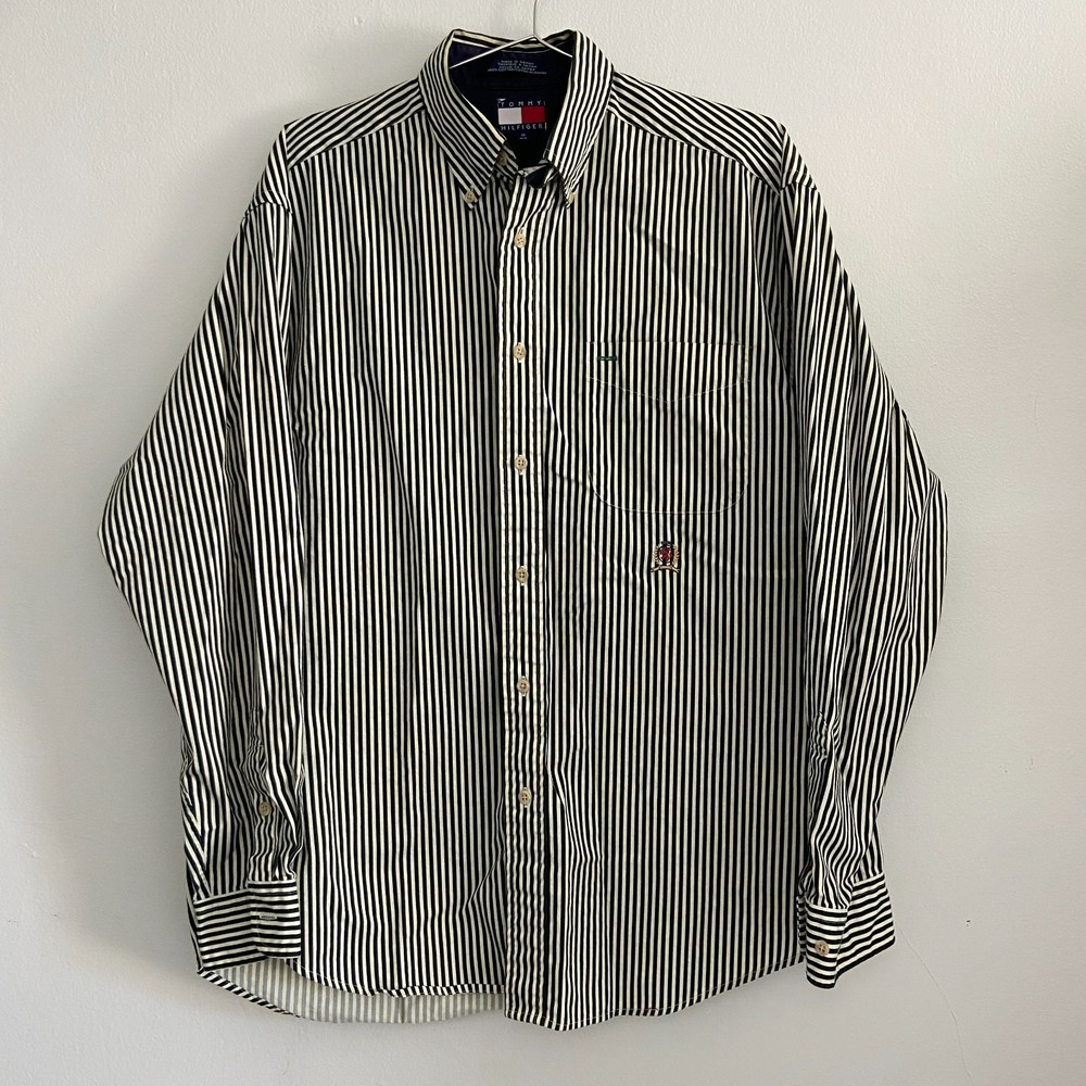 19990’s Tommy Hilfiger Striped Button up